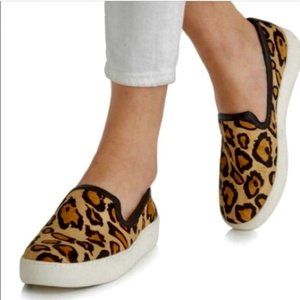 Sam Edelman Becker Leopard Cheetah Slip-On Sneaker Women's 8